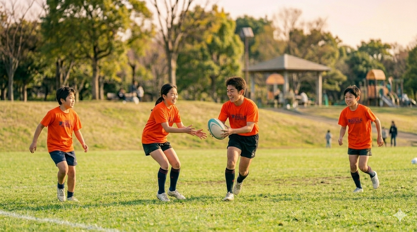 ラグビー未経験者も楽しめるイメージ